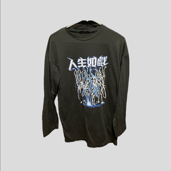 black long sleeve shirt size xs - Picture 1 of 1